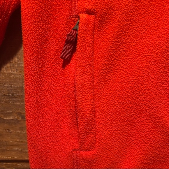 REI kids Red hooded Fleece size 8 zip up (#515-13) - Picture 4 of 4